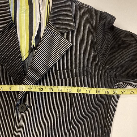 Custom Tailored Casual / Sports Jacket (black / silver) - Picture 5 of 6